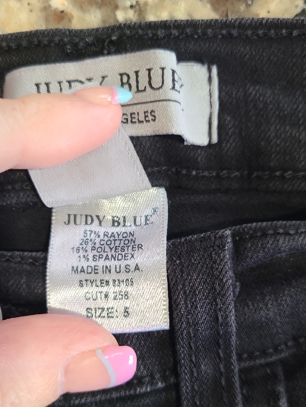 Judy Blue Jeans Black Skinny Jeans - Picture 6 of 7